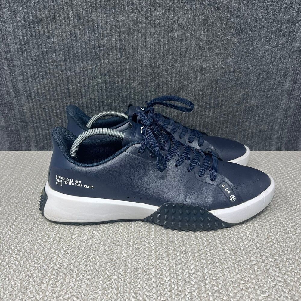 G/FORE G.112 Spikeless Leather Golf Shoes Twilight Blue Mens Size 11 US